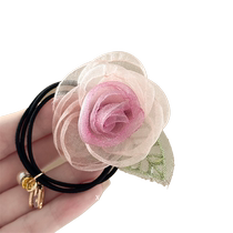 Moonlight Hotel rose hair band simple and versatile hair rope exquisite headband hair twister retro rubber band