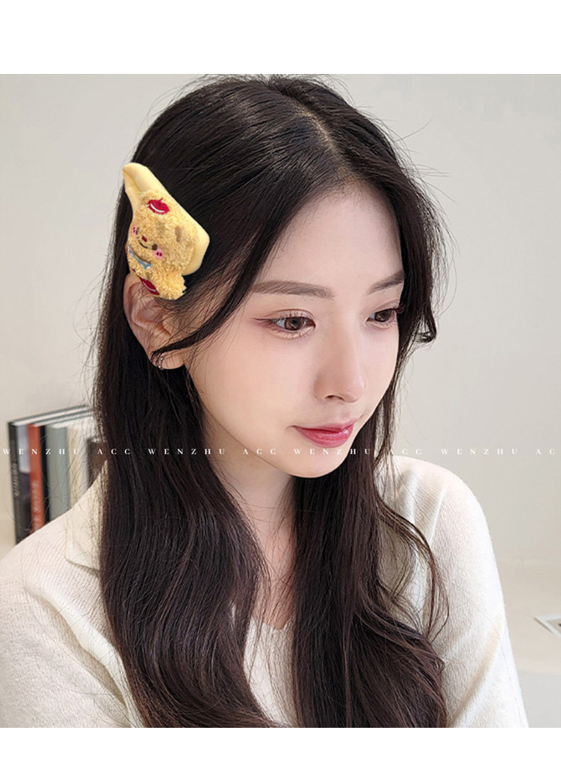 trendy lab Shiyanpai ヘアクリップセット バターベア 3個パック