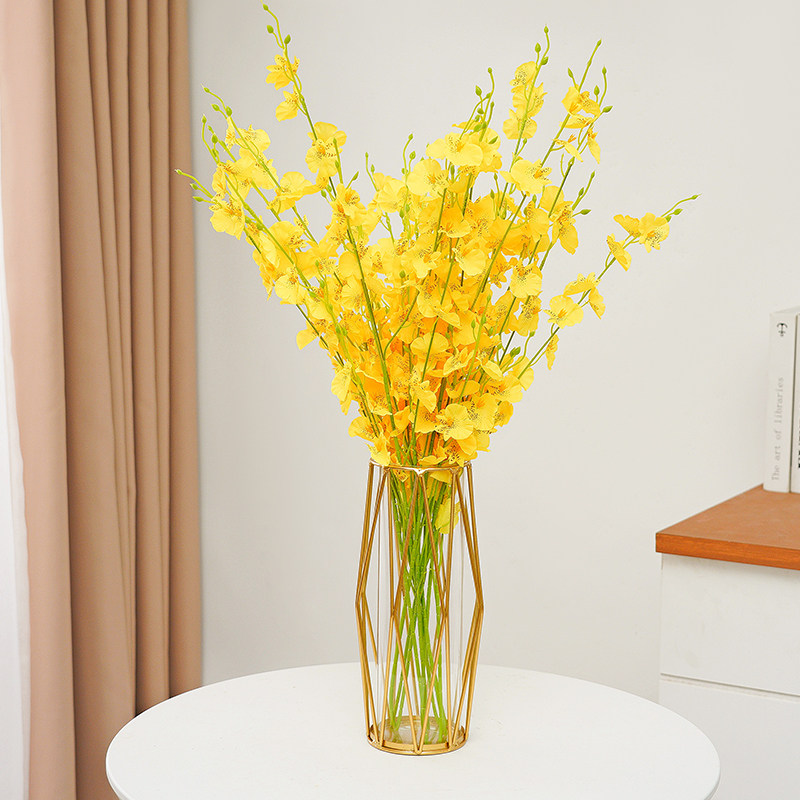 Nordic Hydro Pentum in Creative Desktop Decoration Office Lovely Simple Iron Vase Living Room Light Luxury