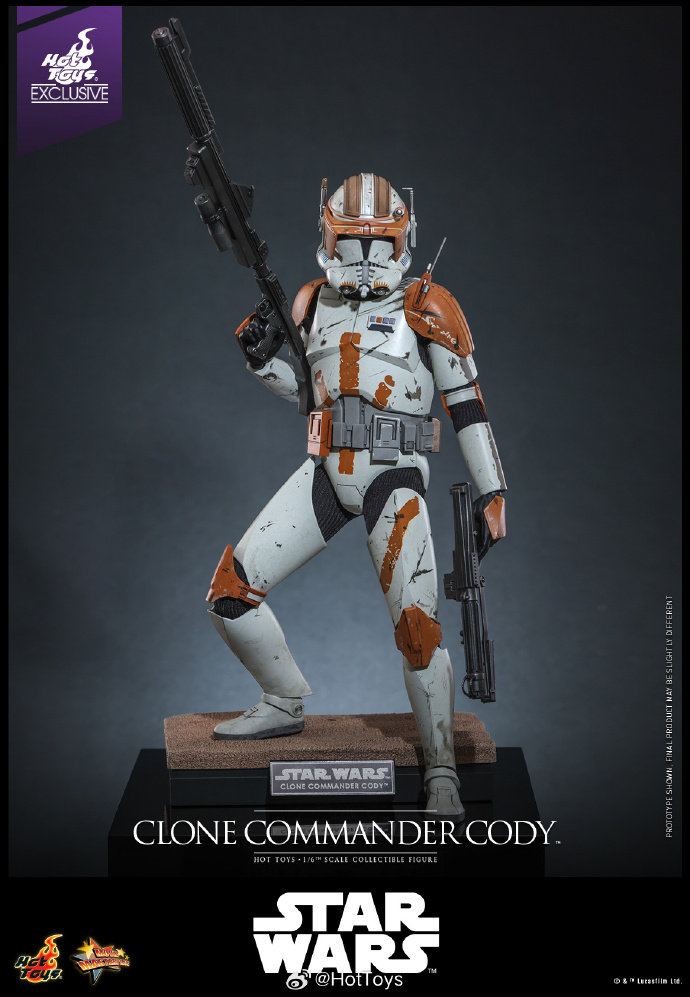 Hot Toys MMS796 STAR WARS CLONE COMMANDER CODY 1/6 Action Figure