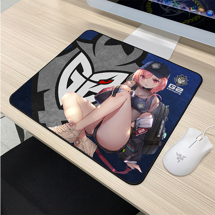 CSGO game physical surrounding two-dimensional animation cute girl girly team-based gaming mouse pad table mat