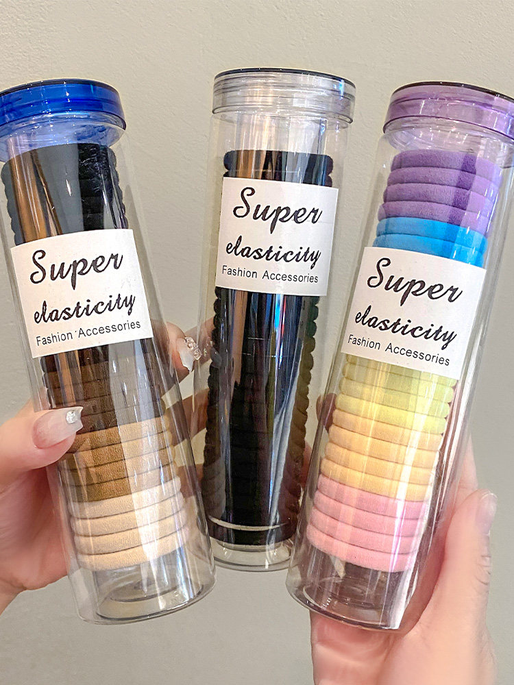 High-Elasticity and Durable Hair Ties, Summer Hair Ropes, Rubber Bands for Women to Tie Their Hair, Internet-Famous High Ponytail Hair Ties, Hair Accessories