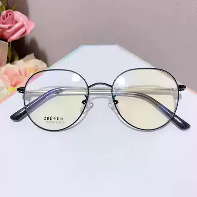 Makeup ultra-light myopia glasses female big face can be equipped with power astigmatism round face square frame eye frame student net red fj
