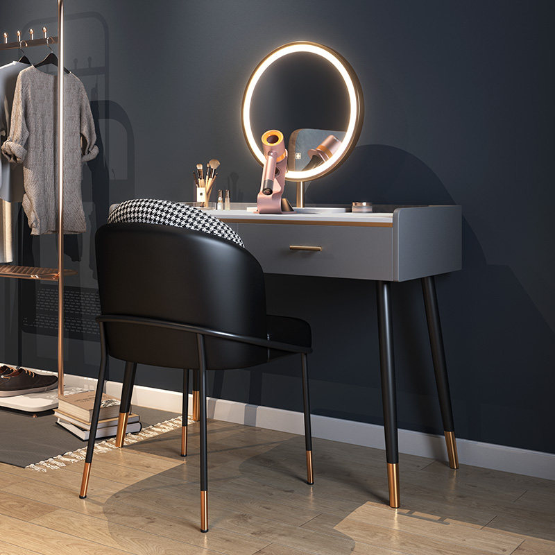 Dressing table dressing table bedroom modern minimalist light luxury net red small dressing table storage cabinet integrated new ins