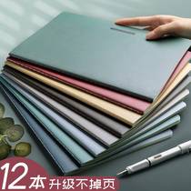 2022 b5 notebook A4 thickened minimalist literature and art refined college students Inwind notepad recording the soft leather car line horizontal line soft face Transcript 16K large number of practice students used to remember homework benzi