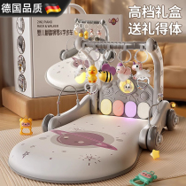 German baby music fitness stand walker two-in-one early education baby sports pedal piano multi-functional toy