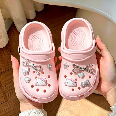 Children's Clogs with a Stepping-On-Clouds Feel, Princess-Style Eva Non-Slip Slippers for Girls, Suitable for Home and Outdoor Use, Beach, Summer 2026 — 3