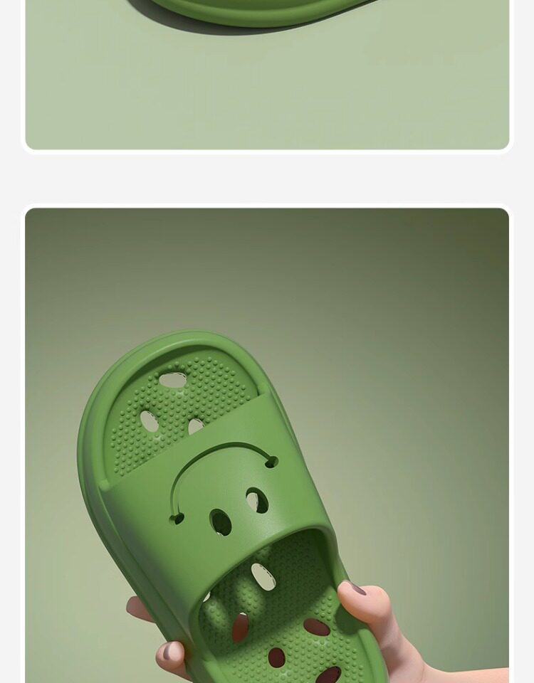 Bathroom Bath Leaking Cut Out Child Kid Slippers — 15