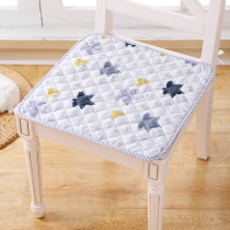 Buy 5 send 1-season chair cushion non-slip cloth art thin clip cotton chair cushion chair cushion hotel cushion office car chair