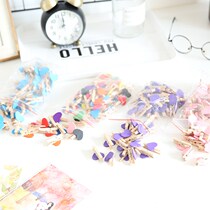 50 Clothing Pins Hanging HEMP ROPE COLOR LOVING CLIP WEDDING SMALL WOOD CLIP PHOTO CLIP PHOTO CLIP PHOTO WALL