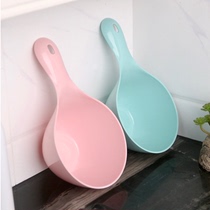 Water spoon Water Ladle Thickened Kitchen Bath Baby Wash head Cup Home Multi-color Plastic Large Number Water Scoop With Long Handle Deepened