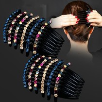 Headwear Inserts Comb South Korea Acrylic Brief About Seven Teeth Non-slip Big Hair Dresser Hair Dresser Hair elegant adult disc head inserts comb