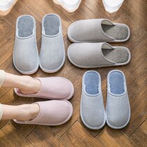 2020 new cotton slippers women winter residence domestic non-slip mens autumn winter warm moon indoor couple thick bottom