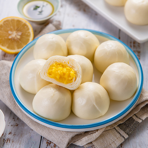 康喜 奶黄包儿童早餐速食速冻包子小笼包半成品糯米烧卖家庭烧麦