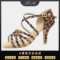 Aba dance shoes BANG·GIRL·Y joint series BAO WEN womens Latin dance shoes soft-soled genuine leather dance shoes