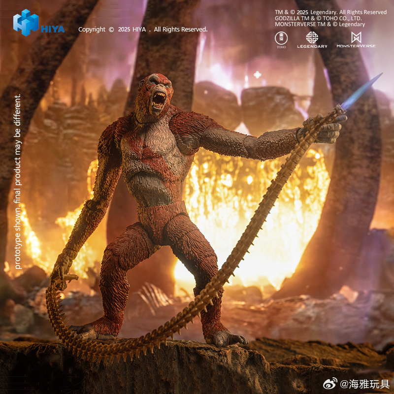 [in Stock] Hiya Godzilla Vs. Kong 2 Rise of Empire Scarface Action Figure