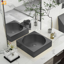 Xi Steel Nordic Stainless Steel Table Basin Wash Basin Home Hotel Art Basin Washbasin Wash Basin Single Water Basin