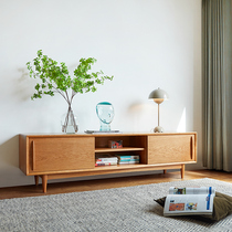 Yumu for home New living room full solid wood walnut TV cabinet modern light luxury simple Nordic style Japanese wood