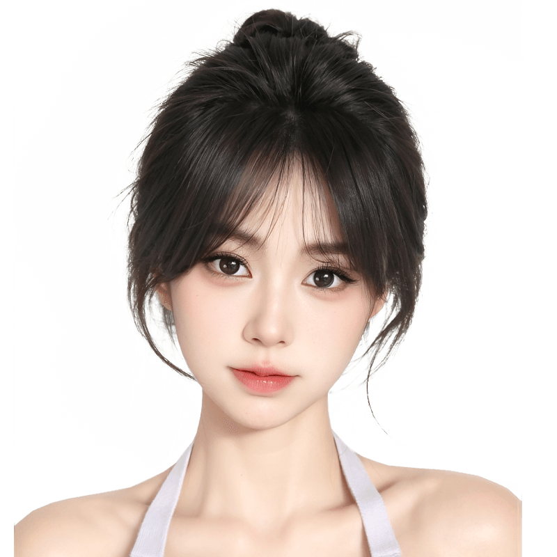 Do you know if you have real hair, small invisible bangs?