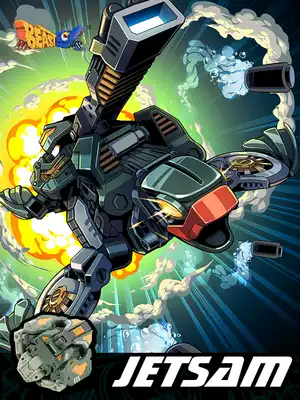 (BEASTBOX)Meng beast box series waste reef turtle deformation assembly model tide play mecha boys toys