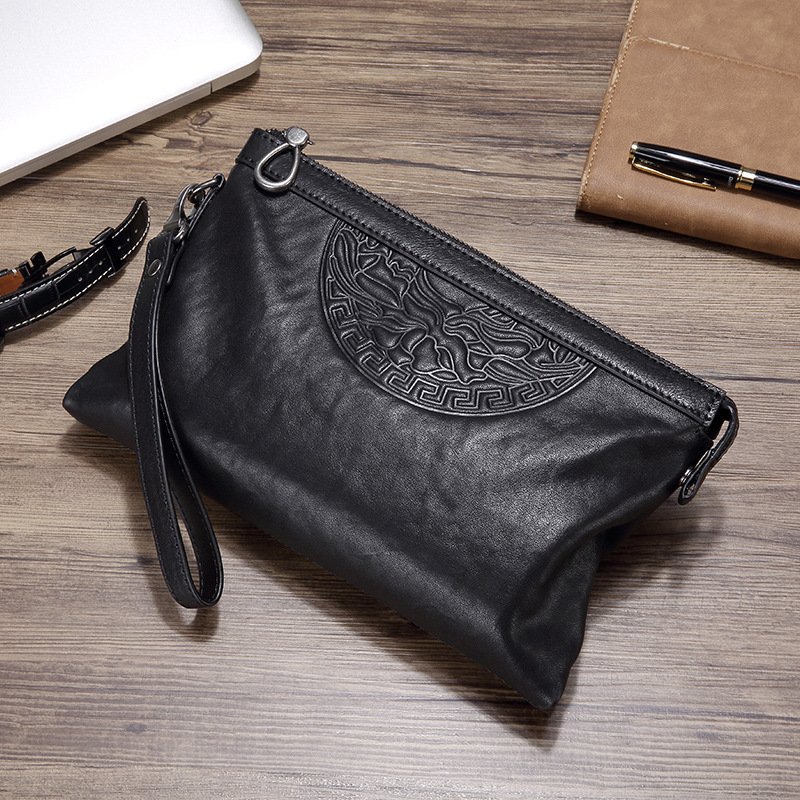 Genuine Leather Bag Men's Clutch Bag Men's Envelope Bag Men's Bag Fashion Casual 2026 New Clutch Bag Genuine Leather Bag Men's Clutch Bag Men's Envelope Bag Men's Bag Fashion Casual 2026 New Clutch Bag