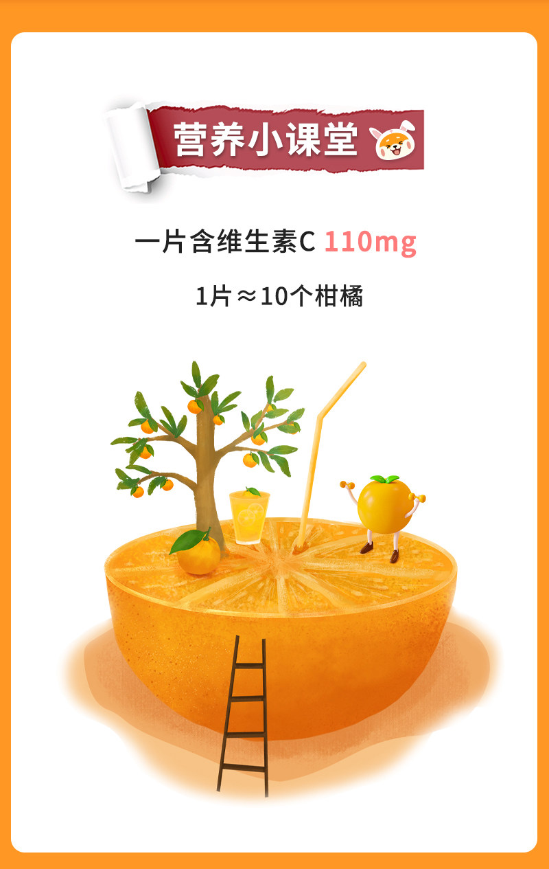 韩国进口 Veg Tometo 维格美 HeeHee 无糖维生素C咀嚼片 0.8g*180片 天猫优惠券折后￥28包邮包税（￥98-70）多口味