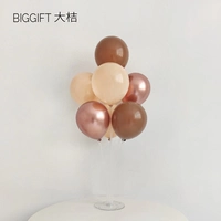 Коричневый настольный набор с подставкой