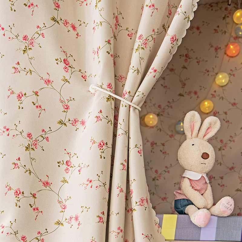 Student Dormitory Bed Curtain Sleeping room Upper Thickened Light Shading Curtain Lower Bunk Bed Lady Jour Bed Net Integrated Bed Mantle