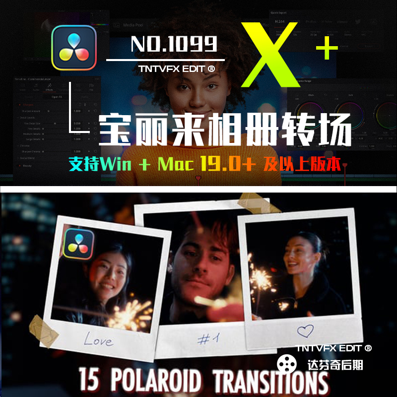 Da Vinci Templates Polaroid Photo Album Dynamic Quick Transition Polaroid Transitions