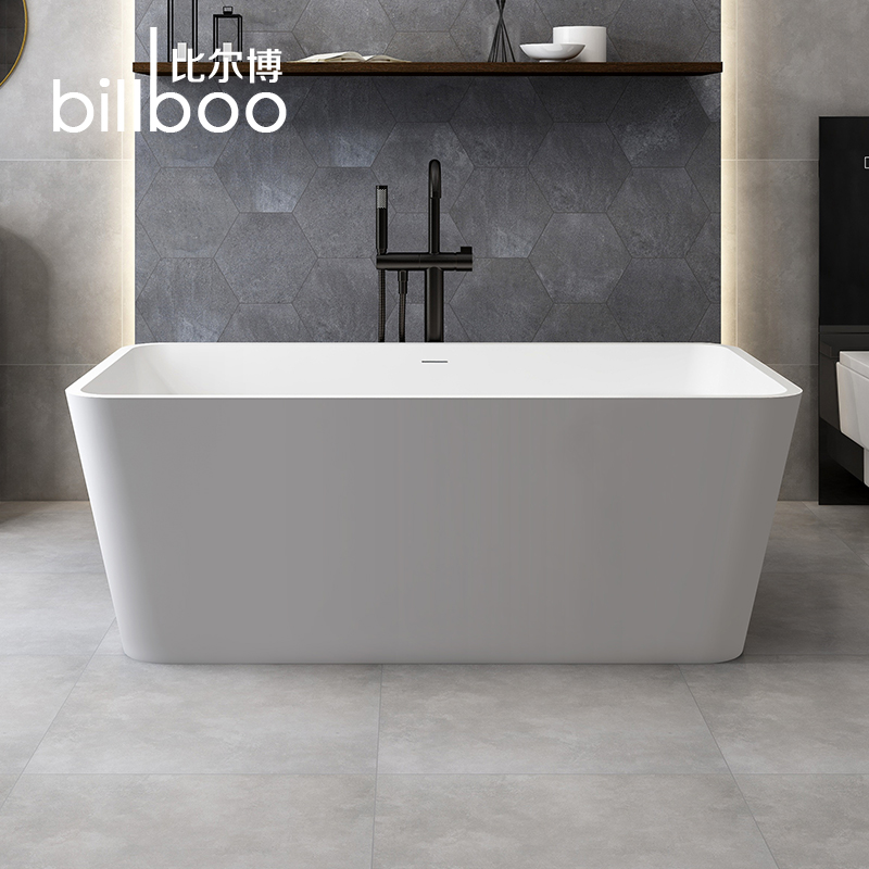 Bilbo artificial stone bathtub home independent adult bathtub net red small apartment one-in-one double bathtub