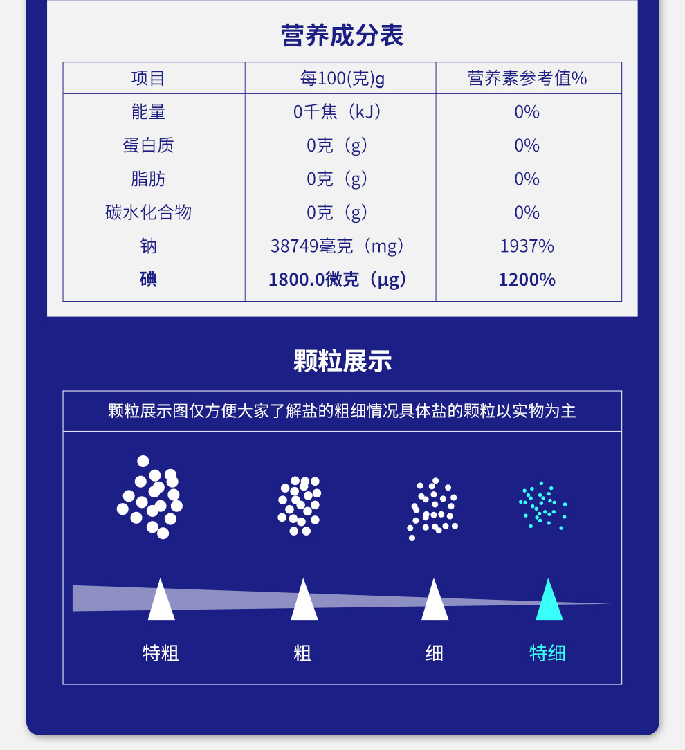 奉盐加碘精制家用食用盐400g*7包