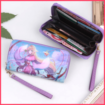 Day Department Little Qing New Leisure Cartoon Fox Selfie Petty Red Lady Cute Teen Girl Girl Girl Carry-on Wallet