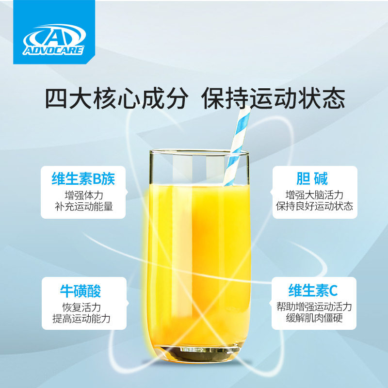 美国进口 AdvoCare SPARK运动提神能量冲剂 7g*14条*2件 双重优惠折后￥49包邮包税（拍2件）6味可选