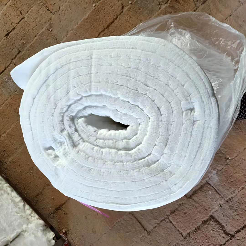 Aluminium Silicate Ceramic Needling Blanket Fiber Blanket Kilns Nay High Temperature Thermal Insulation Without Burning Cotton High Temperature Fire Resistant Materials