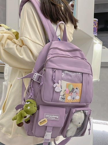 Ранец, рюкзак, вместительная и большая японская сумка через плечо, для средней школы