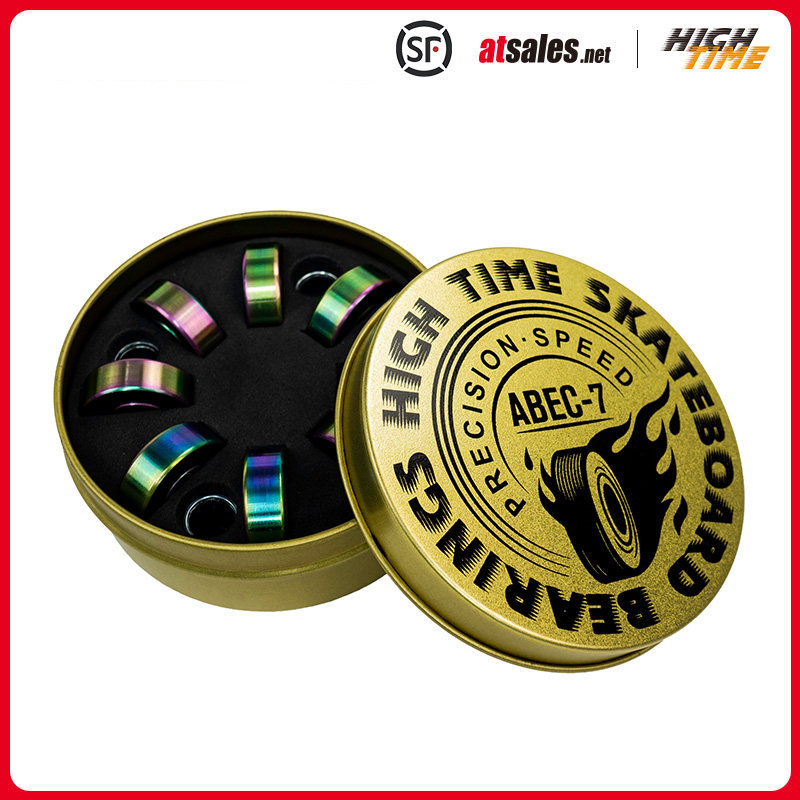 High time professional skateboard bearing high speed silent explosion-proof double warped long board fish board endurance high precision