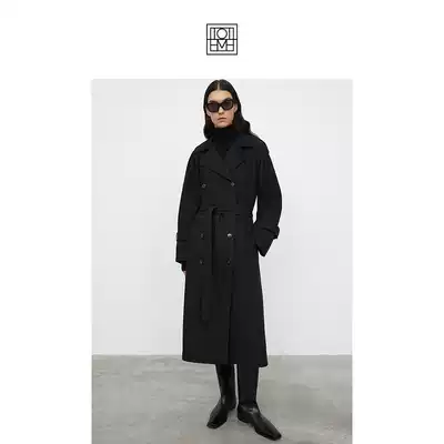 Toteme women's black cotton waist windbreaker