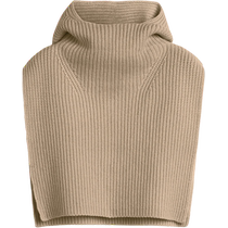 TOTEME Womens biscuit ribbed wool blend hooded scarf