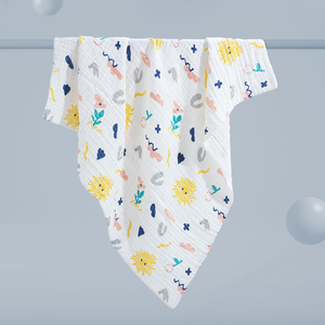 bebetour婴儿抑菌纯棉纱布浴巾