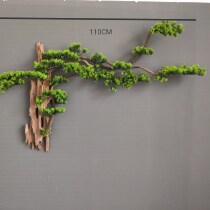 New Chinese simulation plant welcome pine dead wood wall decoration living room study model room craft decoration pendant