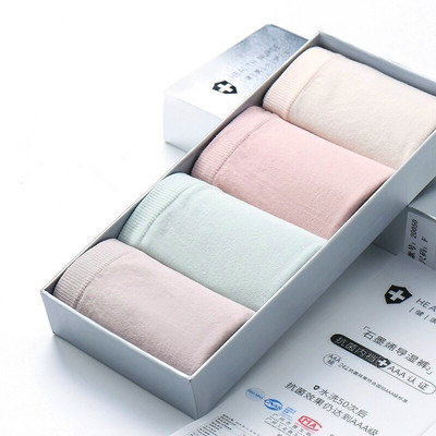 石墨烯抗菌女士内裤高弹无痕透气简约中腰三角短裤头夏季薄款裤头