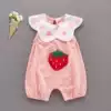 Newborn baby clothes jumpsuit Summer pure cotton net red princess clothes out of clothes Female baby Ha clothes tide clothes thin