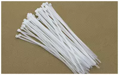 National standard environmental protection nylon cable cable cable tie buckle high temperature resistant cable tie 4 * 250mm (10 pieces)