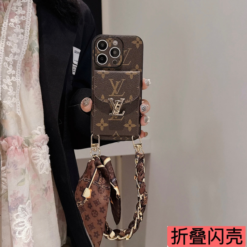 Suitable for iPhone 17 Pro Max Phone Case with Card Holder, Mirror, Women's Style, Apple 16 Pro Max Full Leather Case, Protective Cover, Anti-Drop, Retro Lanyard Chain Suitable for iPhone 17 Pro Max Phone Case with Card Holder, Mirror, Women's Style, Apple 16 Pro Max Full Leather Case, Protective Cover, Anti-Drop, Retro Lanyard Chain
