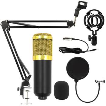 Manufacturer Bm800 Condenser Microphone Set, Mobile Phone Sound Card, Dedicated Computer Recording Microphone