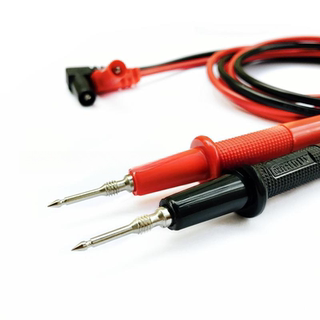 螺口万用表表笔 螺纹通用10A表笔攻牙指针万用表表笔可拆换表笔尖