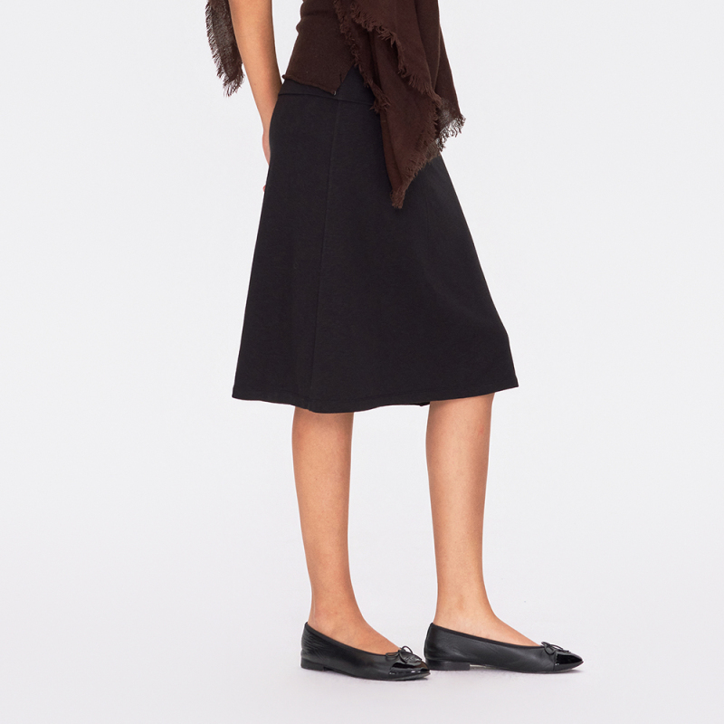 Fax Copy Express* “Selected Warm Winter Short Fleece” Short Fleece Comfortable Lightweight Fold-Over Waist Elastic Skirt