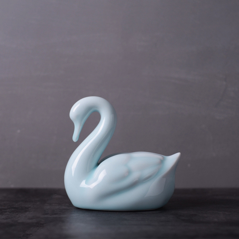 Creative Modern Home Ornament Living Room Wine Cabinet Decorations Hem CERAMIC TV CABINET INTERIOR MINIMA SWAN FURNISHING