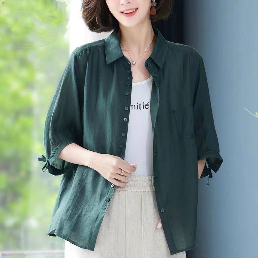 2026年春夏女士中式棉麻短袖衬衫怎么选？『穿搭』攻略大揭秘