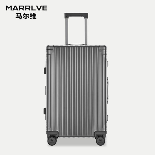 MARRLVE Металлический багажный чемодан для путешествий, коробка, подшипник подходит для мужчин и женщин, алюминиево-магниевый сплав